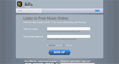 Desktop Screenshot of blip.fm